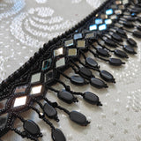 Black Fancy Saree Belt for women