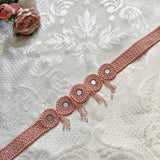 Peach Fancy Saree Belt for women