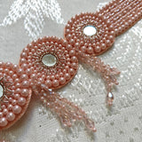 Peach Fancy Saree Belt for women