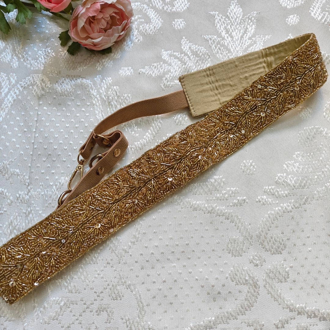 Golden saree belt. Waist belt