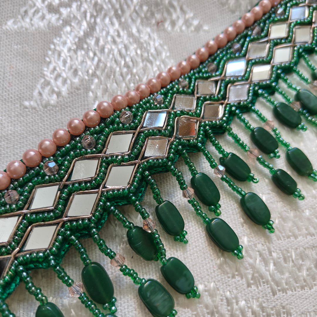 Green Fancy Saree Belt for women