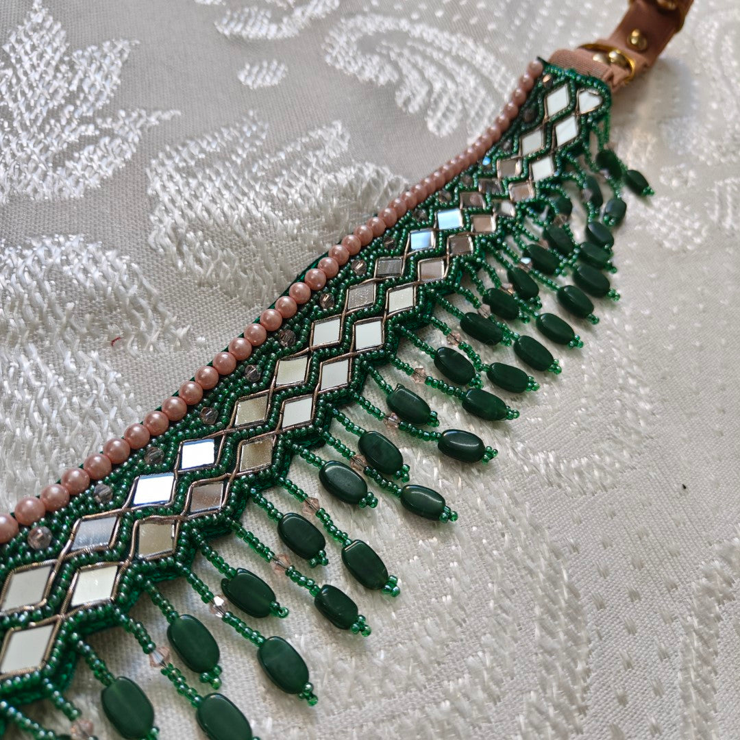 Green Fancy Saree Belt for women