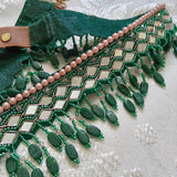 Green Fancy Saree Belt for women