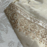 Off white cream suit material 