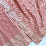 Rust Unstitched Dress material