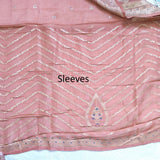 Rust Unstitched Dress material