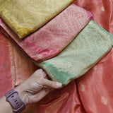 Kanjivaram weaving Unstitched Dress material