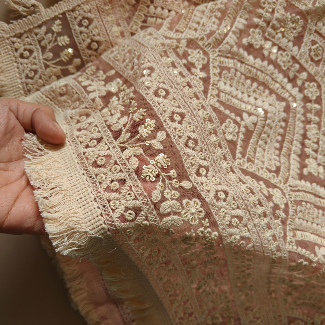 Lucknowi Net dupatta.