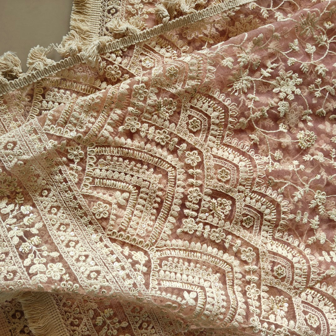 Lucknowi Net dupatta.