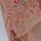 Pure Tussar Silk Heavy Embroidered Dupatta