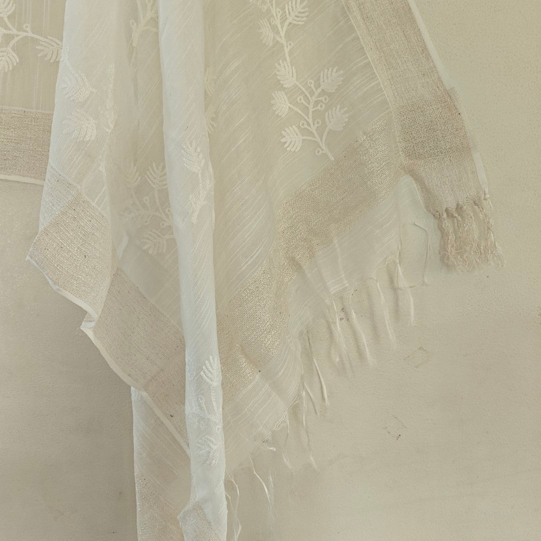 Off white Lightweight Dupatta stole
