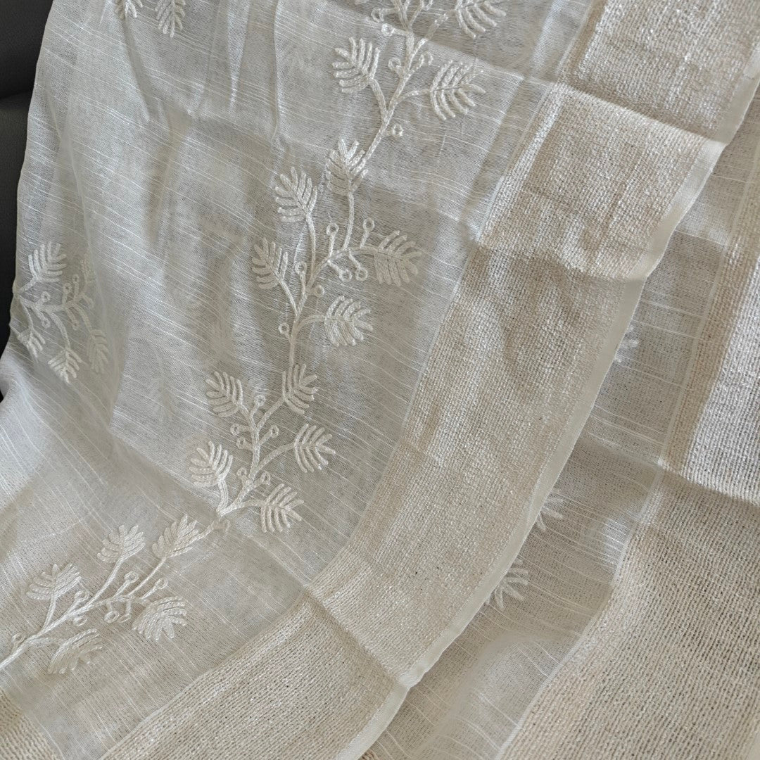 Off white Lightweight Dupatta stole