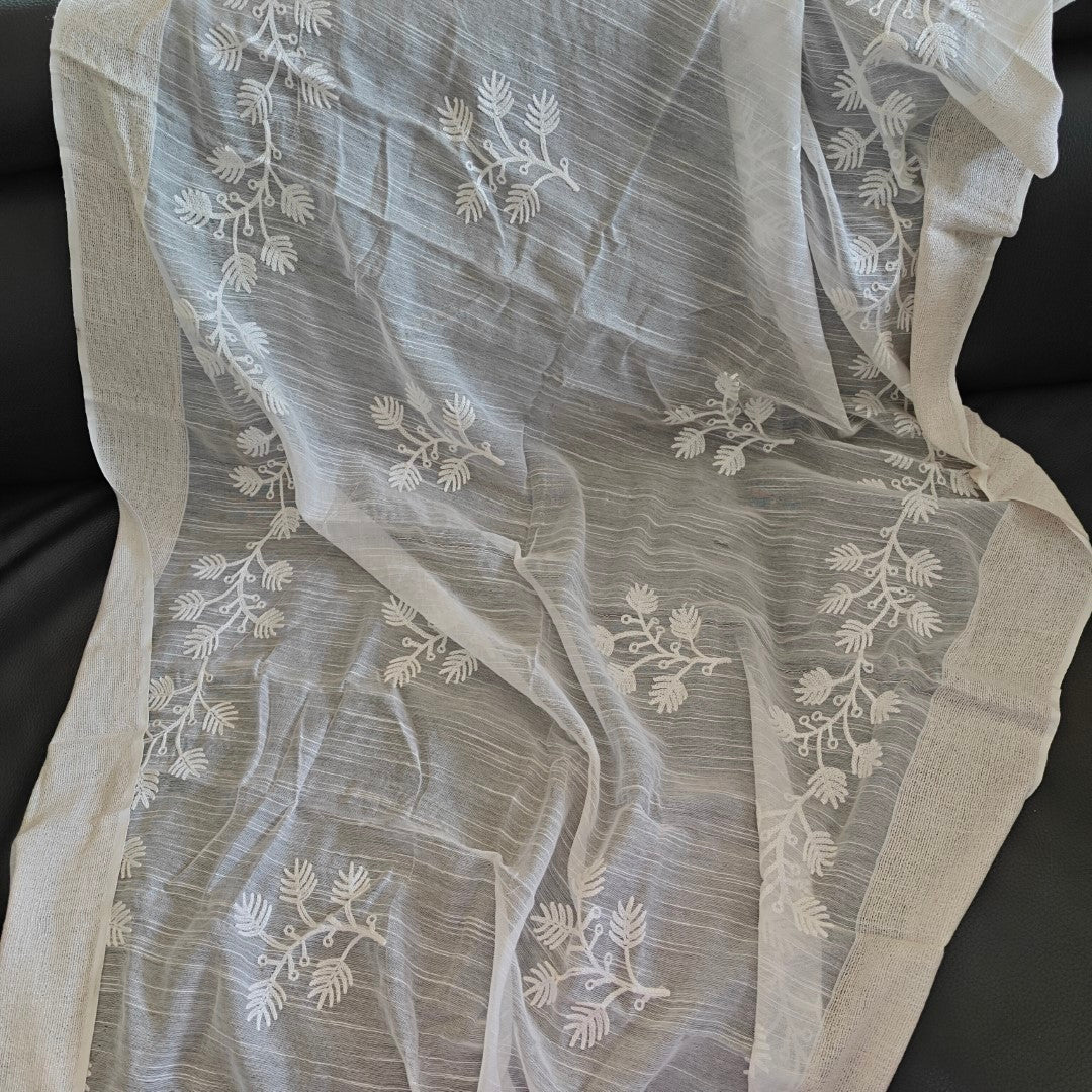 Off white Lightweight Dupatta stole