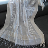 Off white Lightweight Dupatta stole