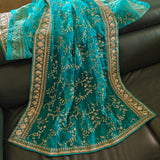 Blue Sabyasachi inspired Dupatta