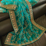 Blue Sabyasachi inspired Dupatta