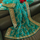 Blue Sabyasachi inspired Dupatta