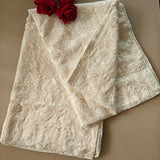 White Viscouse heavy Dupatta