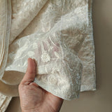 White Viscouse heavy Dupatta
