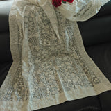 White Viscouse heavy Dupatta