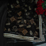 Designer black dupattas