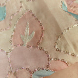 Peach colorful dress material