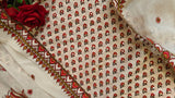 Pure Slub Silk with Cotton Designer dupatta