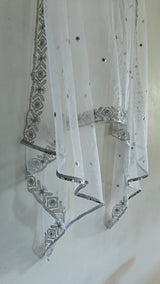 White net Dhupatta