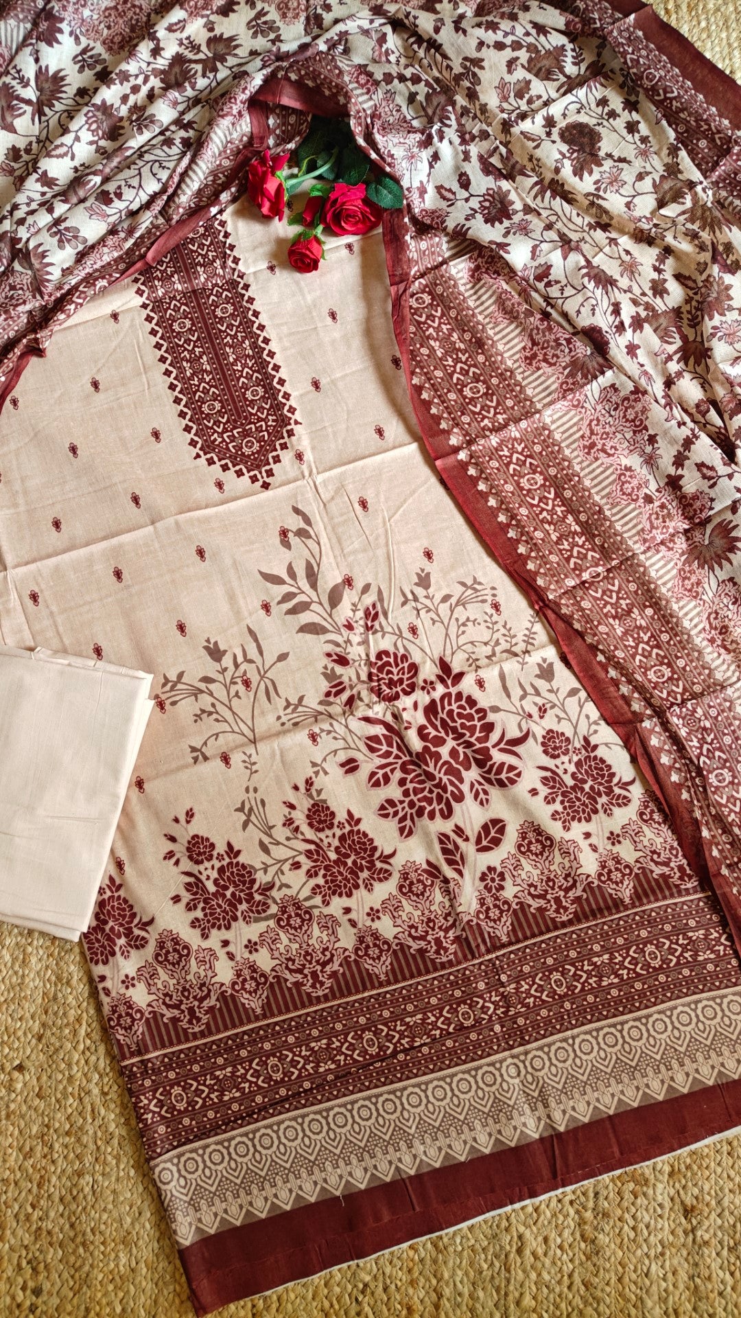 Beautiful Cotton Printed Dress material.