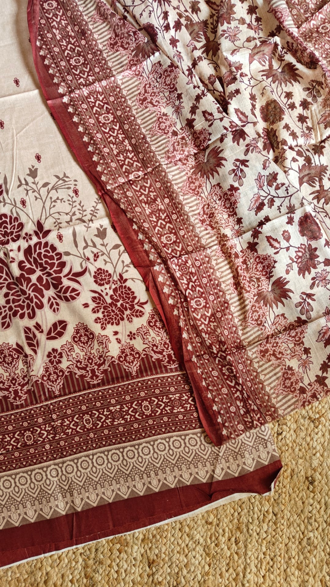 Beautiful Cotton Printed Dress material.