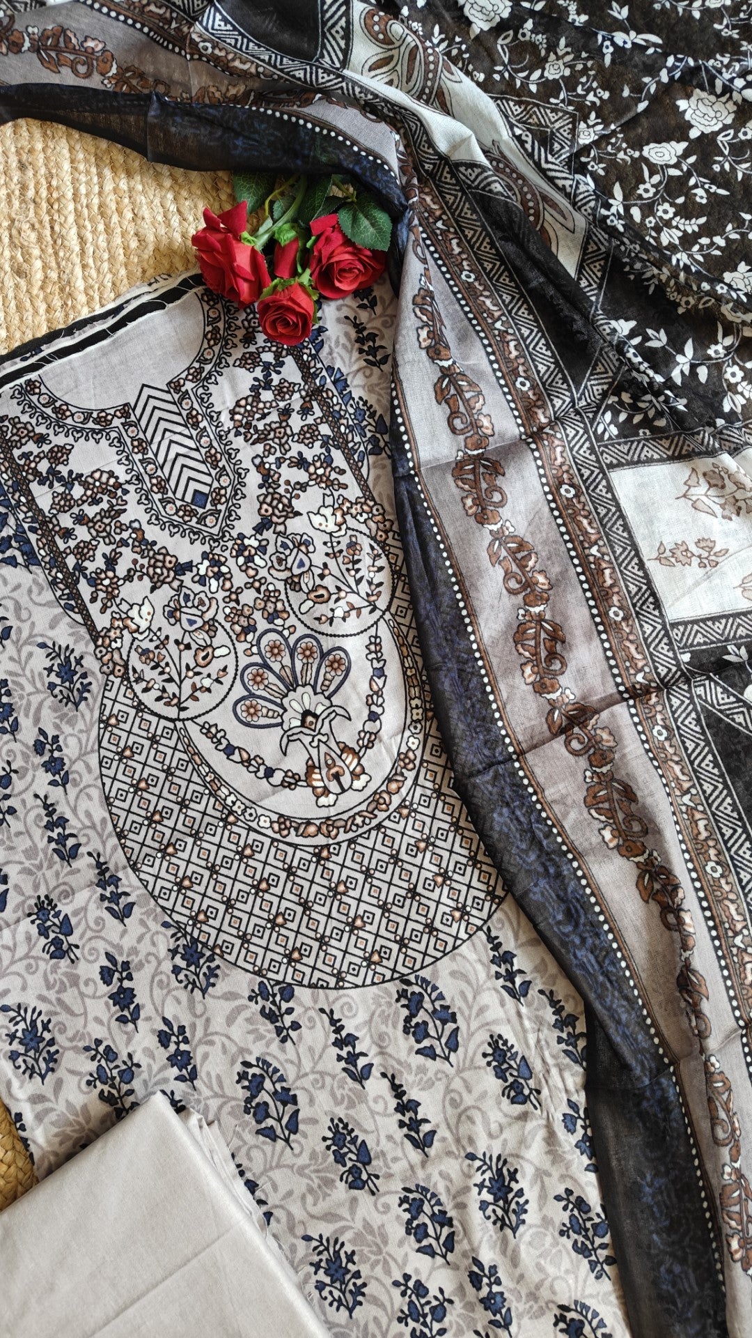 Cotton Pakistani Printed Dress material.