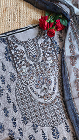 Cotton Pakistani Printed Dress material.