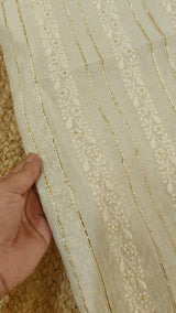 Pure Maheshwari Kurta with cotton gotta embroidery dupatta dress material