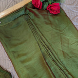 Ready To Wear Peacock shade Saree