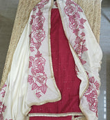 Mul Chanderi Designer Dupatta Dress material