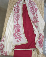 Mul Chanderi Designer Dupatta Dress material