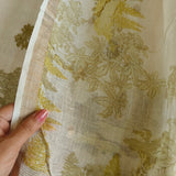 Pure linen digital print dress material