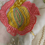 White Organza Unstitched suit with Designer dupatta