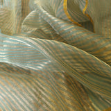 Chiniya tissue dupatta with Pure Chanderi embroidered kurta - Unstitched Suit