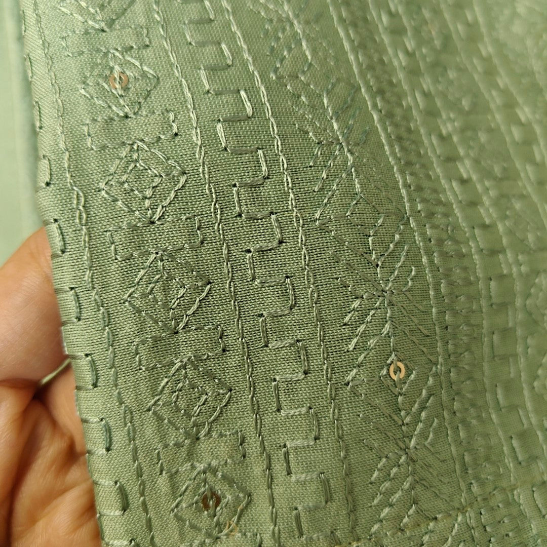 Chiniya tissue dupatta with Pure Chanderi embroidered kurta - Unstitched Suit