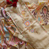 Sabyasachi concept Party wear Pearl work Dress material with Full dupatta weaving