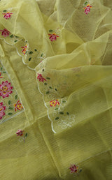 Kotta embroidered kurta dupatta set Unstitched