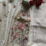 Pure Mul Cotton Embroidery dress material