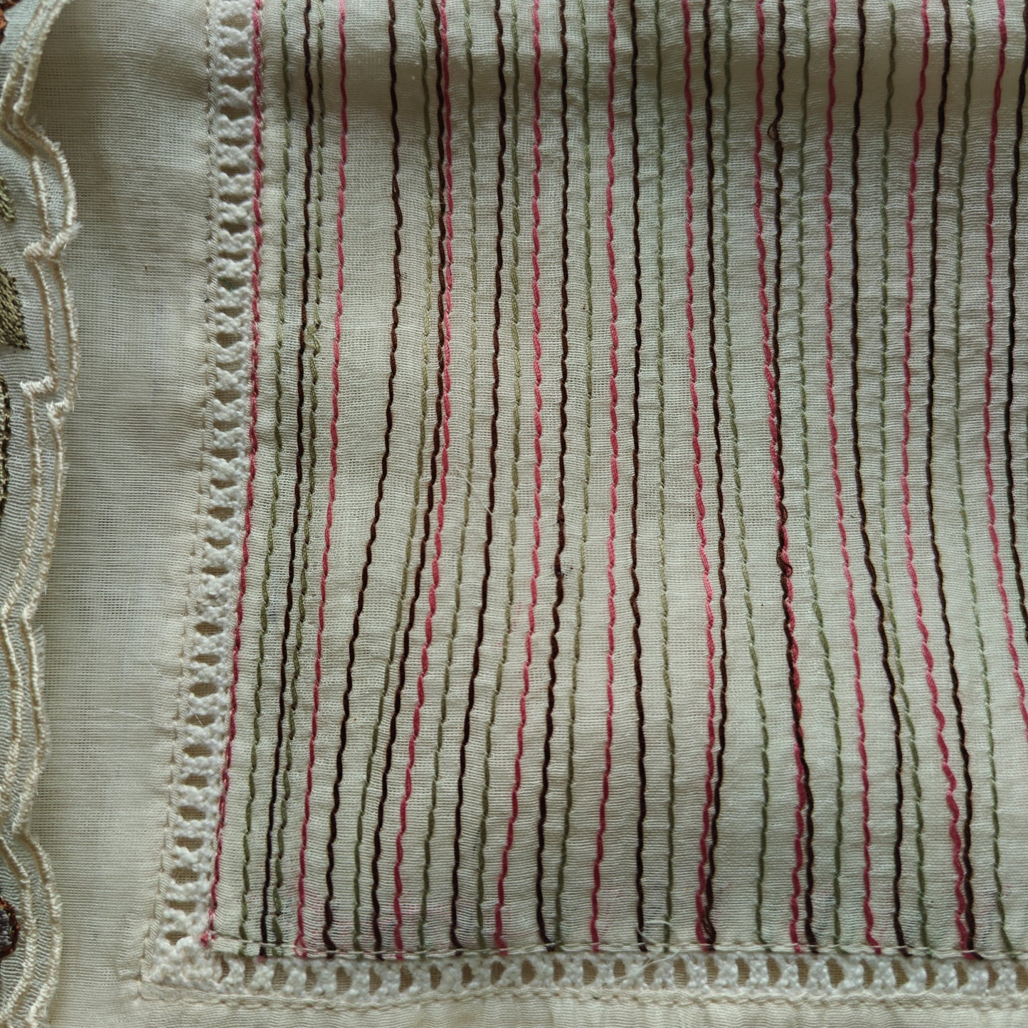 Pure Mul Cotton Embroidery dress material