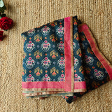 Tussar silk patola print saree.