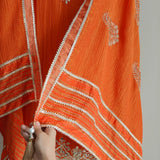 Designer Partywear Gotta patti embroidery unstitched suit.