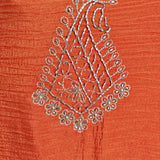 Designer Partywear Gotta patti embroidery unstitched suit.