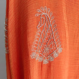 Designer Partywear Gotta patti embroidery unstitched suit.