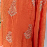Designer Partywear Gotta patti embroidery unstitched suit.