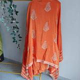 Designer Partywear Gotta patti embroidery unstitched suit.